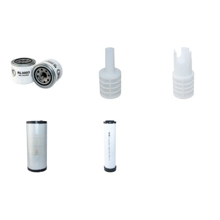 MENZI MUCK 100 VM Filter Service Kit Air Oil Fuel Filters w/Yanmar 4TNV98-25PR Eng.   YR  2014