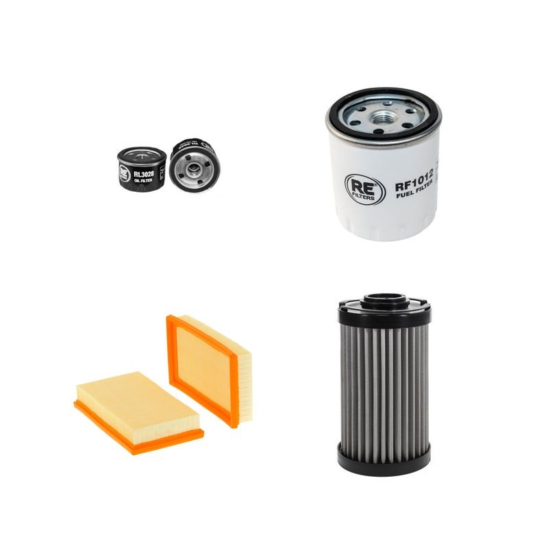 MENZI MUCK 1300 SUPER JOLY Filter Service Kit w/Lombardini Focs903 Eng.