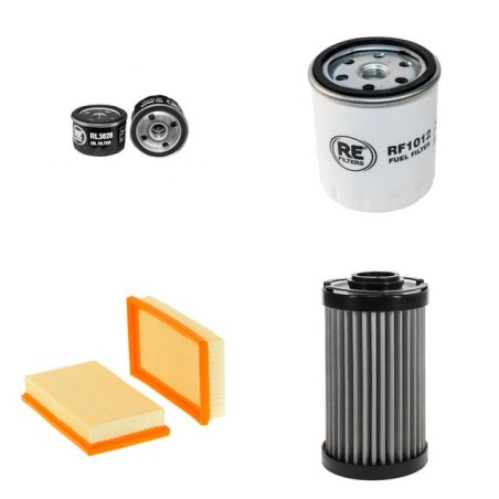 MENZI MUCK 1300 SUPER JOLY Filter Service Kit w/Lombardini Focs903 Eng.