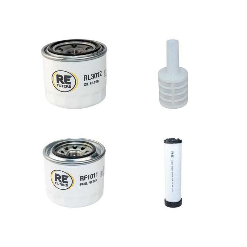 MENZI MUCK 50 VX Filter Service Kit Air Oil Fuel Filters w/Yanmar 4TNV88 Eng.   YR  2008-