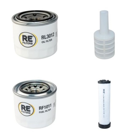 MENZI MUCK 50 VX Filter Service Kit Air Oil Fuel Filters w/Yanmar 4TNV88 Eng.   YR  2008-
