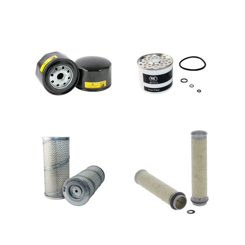 MENZI MUCK 5000 TURBO Filter Service Kit Air Oil Fuel Filters w/VM 394HDP Eng.   YR  88-