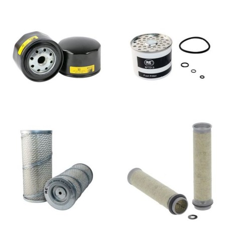 MENZI MUCK 5000 TURBO Filter Service Kit Air Oil Fuel Filters w/VM 394HDP Eng.   YR  88-