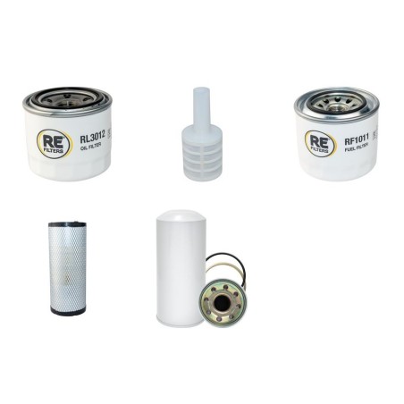 MENZI MUCK 55 N-3 Filter Service Kit w/Yanmar 4Tnv98 Eng. 2008-