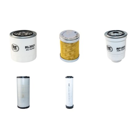 MENZI MUCK A 61 4X4 PLUS Filter Service Kit Air Oil Fuel Filters w/Kubota V3800TDI Eng.   YR  2010-