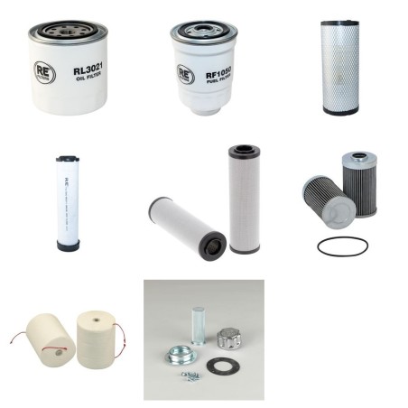 MENZI MUCK A 61 MOBIL Filter Service Kit w/Kubota V3800TDI Eng.
