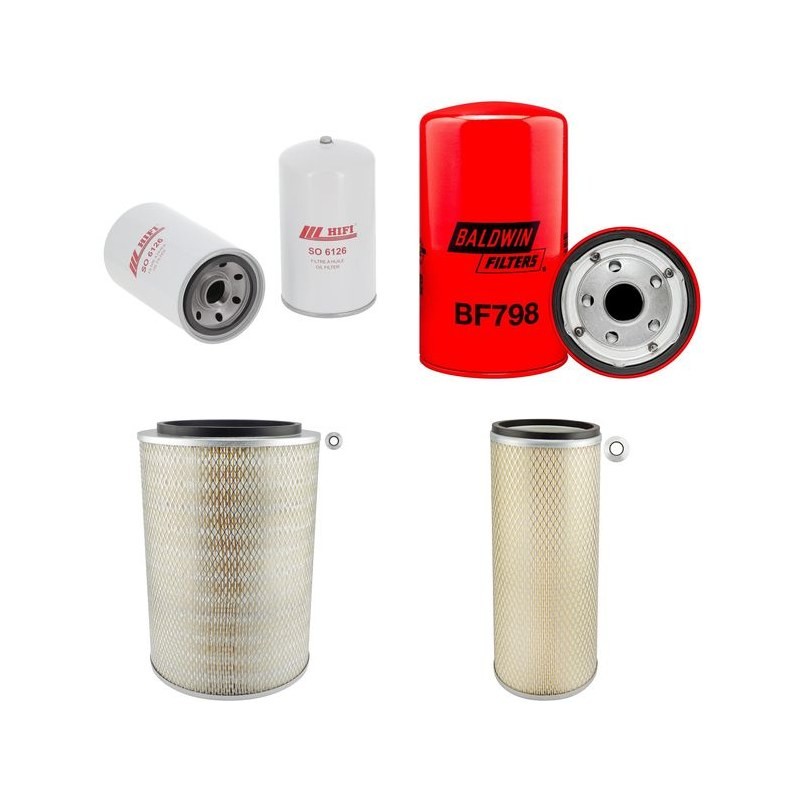 MENZI MUCK MAX 70 VK Filter Service Kit w/Mitsubishi 6D16-TLE2B Eng.   YR  2008-