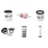 AHLMANN AS 70 Filter Service Kit Air Oil Fuel Filters w/Deutz BF4L1011F Eng.   YR  01.00-