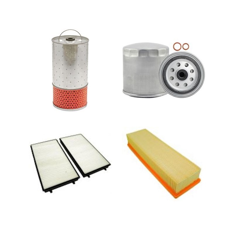 MERCEDES E 300 TD 4-MATIC Filter Service Kit w/ OM603.963 Eng.   YR  06.93-06.95 147 CH W/S 124