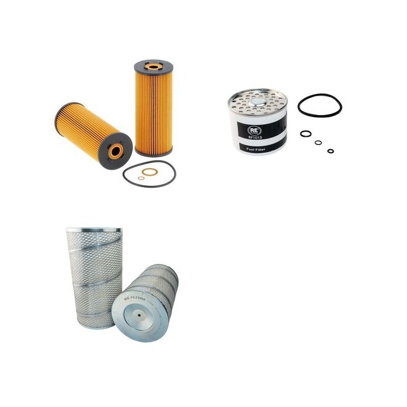 MERCEDES MB TRAC 1500 Filter Service Kit Air Oil Fuel Filters w/MERCEDES OM353A Eng.   YR  -3.87 150 CH