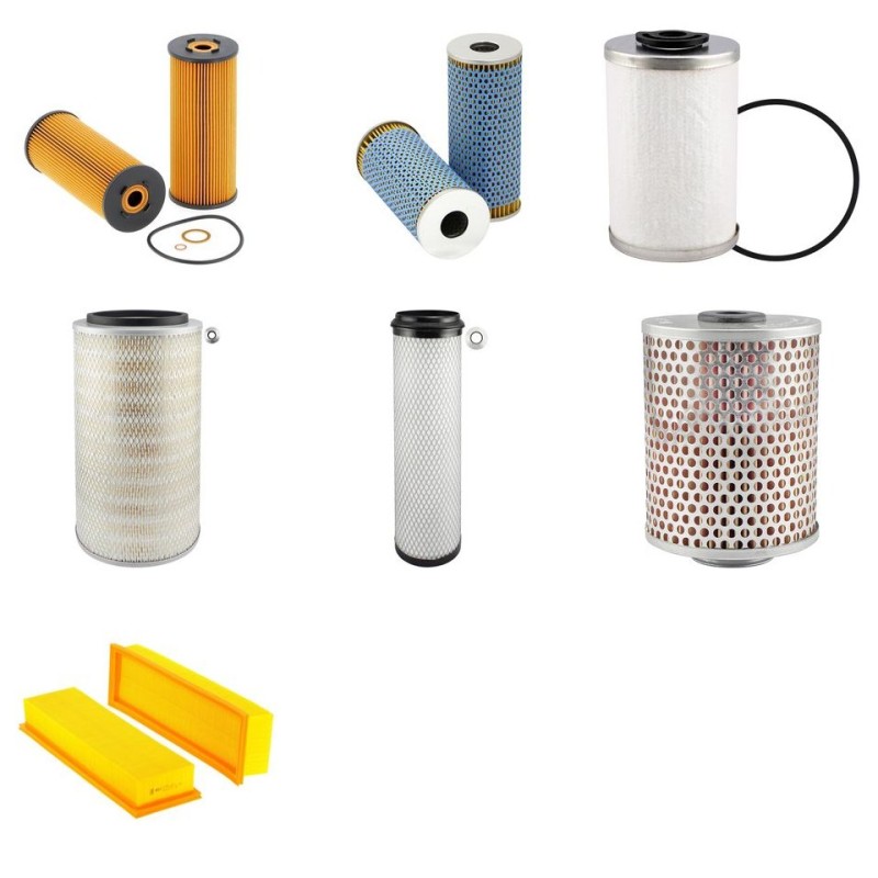 MERCEDES MB TRAC 1800 INTERCOOLER Filter Service Kit w/MERCEDES OM366LA Eng.   YR  06.90- 180 CH