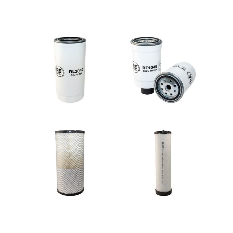 Filter kit for Merlo MF27.8 Air Oil Fuel Filters with Deutz BF4M2012 Engine