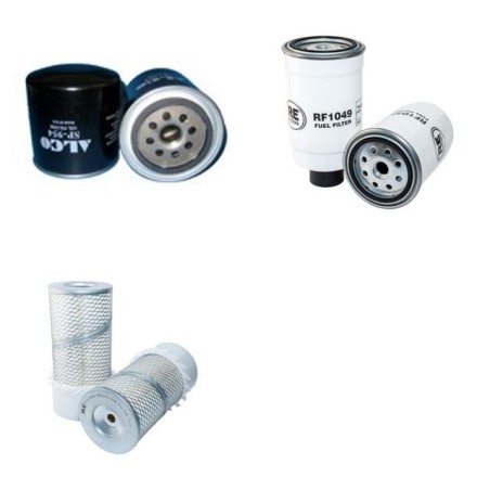 Filter kit for Merlo P20.6SC Air Oil Fuel Filters with Perkins 504-2 Engine