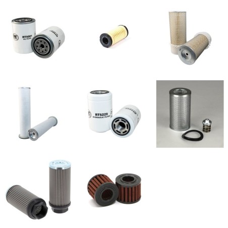 Filter kit for Merlo P28.7KT with Perkins 1104C-44T Engine Year 2003-