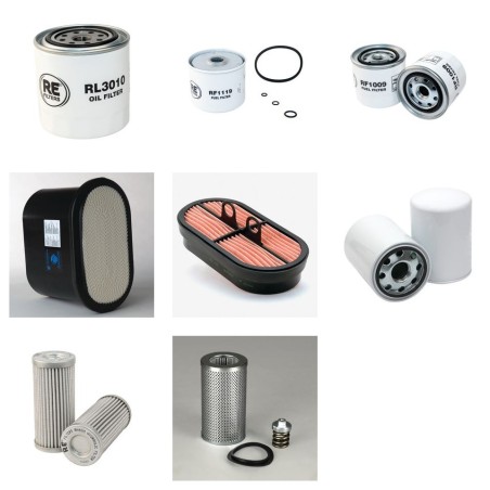 MERLO P 38.14 Filter Service Kit w/Kubota V3307-Dit-Eu2 Eng. 2016