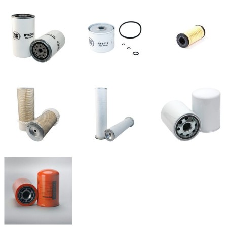 Filter kit for Merlo P38.14LOX with Perkins 1104D-44T Engine 2013