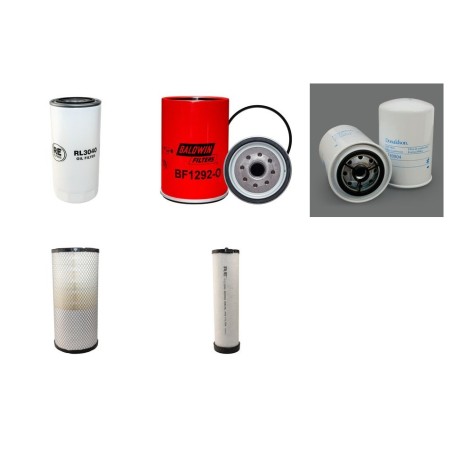 MERLO P 41.7 TOP Filter Service Kit Air Oil Fuel Filters w/Deutz TCD2012L04 Eng.   YR  2007-