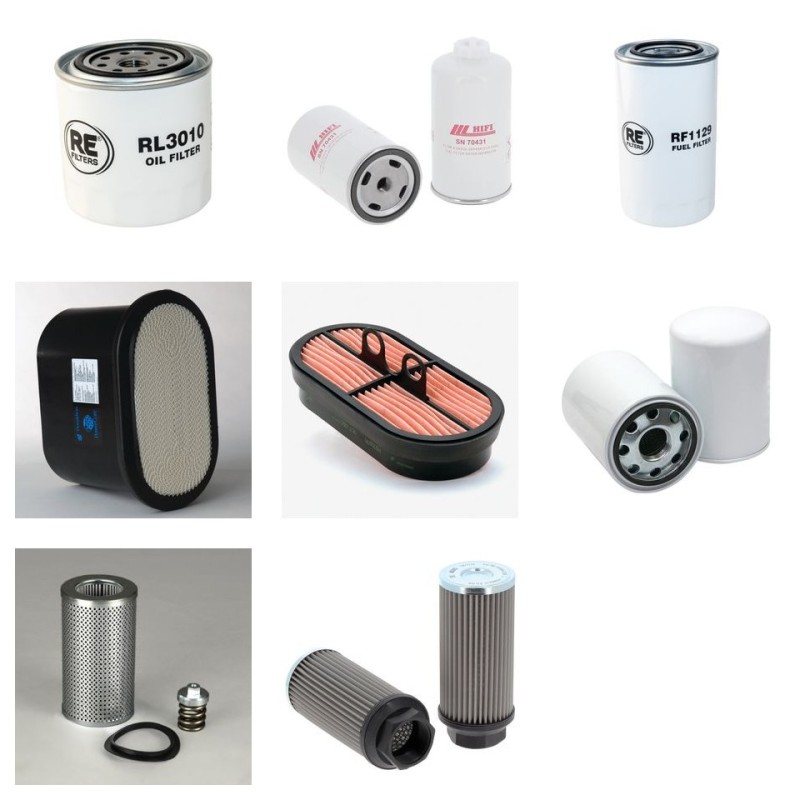 Filter kit for Merlo ROTO 38.16 with Kubota V3800CRT Engine Year 2015