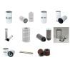 Filter kit for Merlo ROTO 40.30MCSS with Iveco F4HFE413D Engine