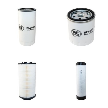 Filter kit for Merlo ROTO 42.21KSC Air Oil Fuel Filters with Deutz BF6M1012 Engine