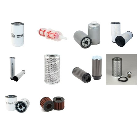 Filter kit for Merlo ROTO 45.21MCSS with Iveco F4G00684GD Engine