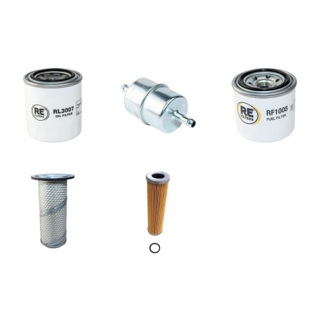 MESSER 1305 BERGTRAK Filter Service Kit w/Kubota V1305 Eng.