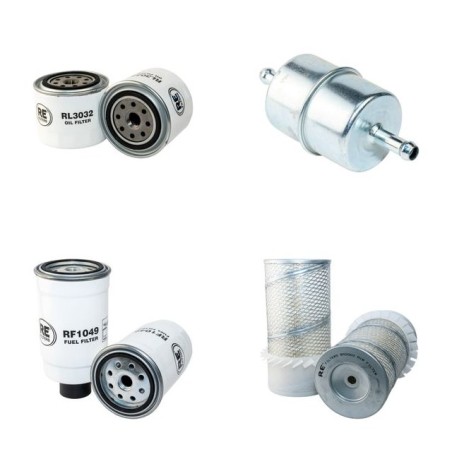 MFH 4000 Filter Service Kit Air Oil Fuel Filters w/VM HR494HT Eng.