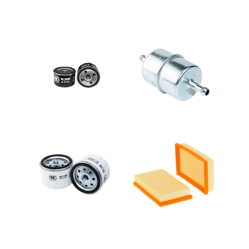 MICROCAR VIRGO LUXE Filter Service Kit w/LOMBARDINI LDW502FOCS Eng.   YR  08.00- 5.4 CH