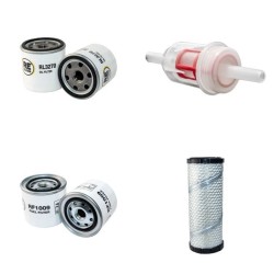 MILLER BIG BLUE 400 X Filter Service Kit w/Perkins Hl22/1800 Eng. 2006-