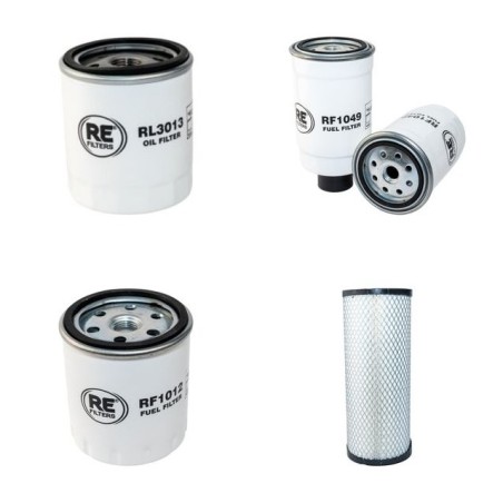 MILLER BIG BLUE 500 Y Filter Service Kit Air Oil Fuel Filters w/Deutz F3L2011 Eng.