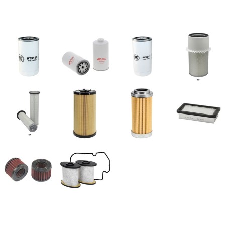 MINELLI CM 210 Filter Service Kit w/CNH F4HE9684P-J101 Eng.