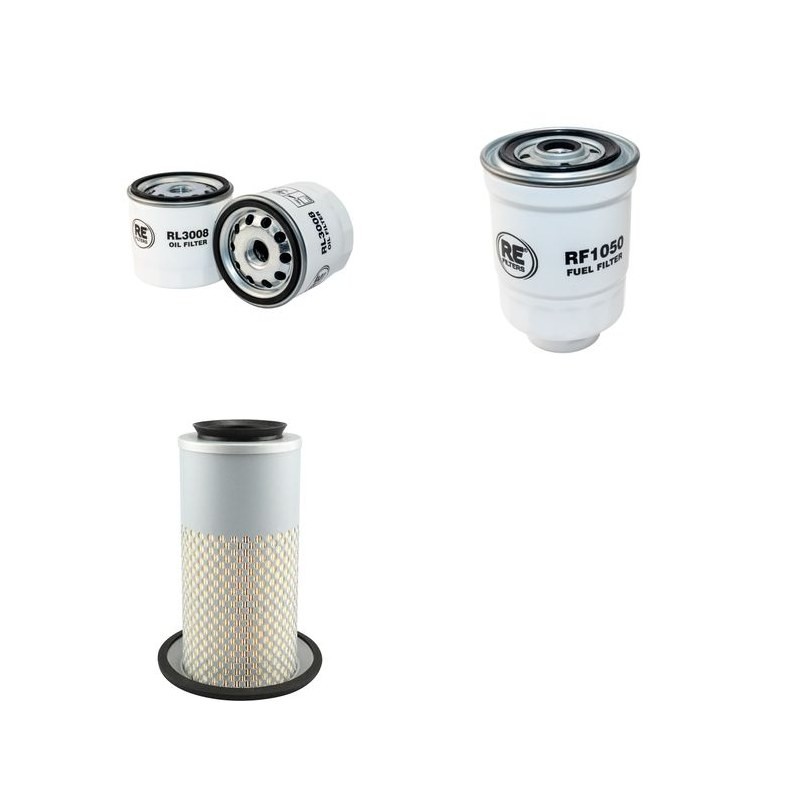 MITSUBISHI FD 25 K Filter Service Kit Air Oil Fuel Filters w/Mitsubishi S4S Eng.