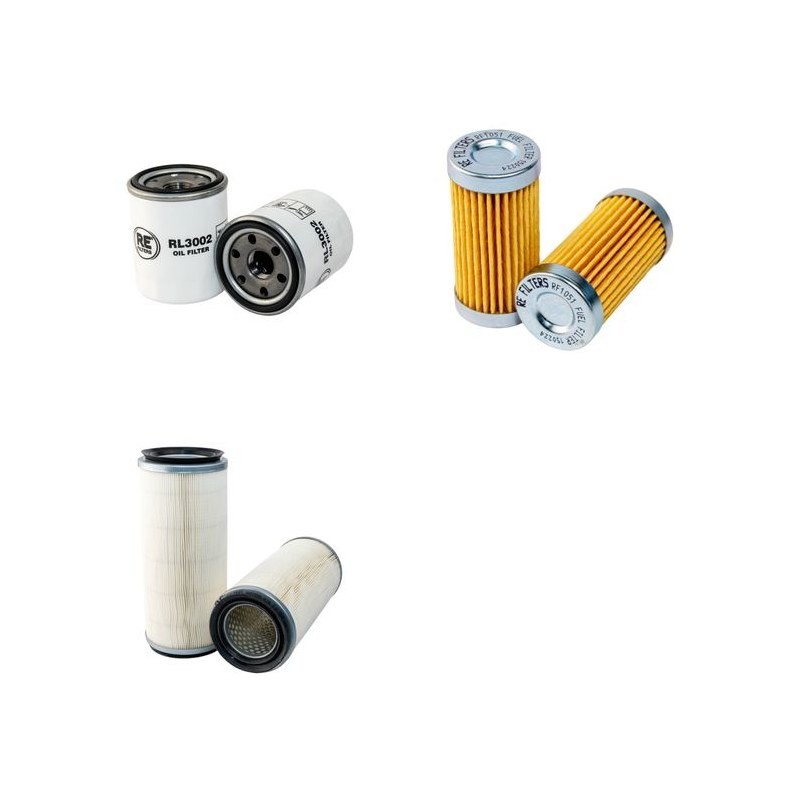 MITSUBISHI MT 2600 HST Filter Service Kit Air Oil Fuel Filters w/Mitsubishi S3L2-Z214RH Eng.   YR  2007-