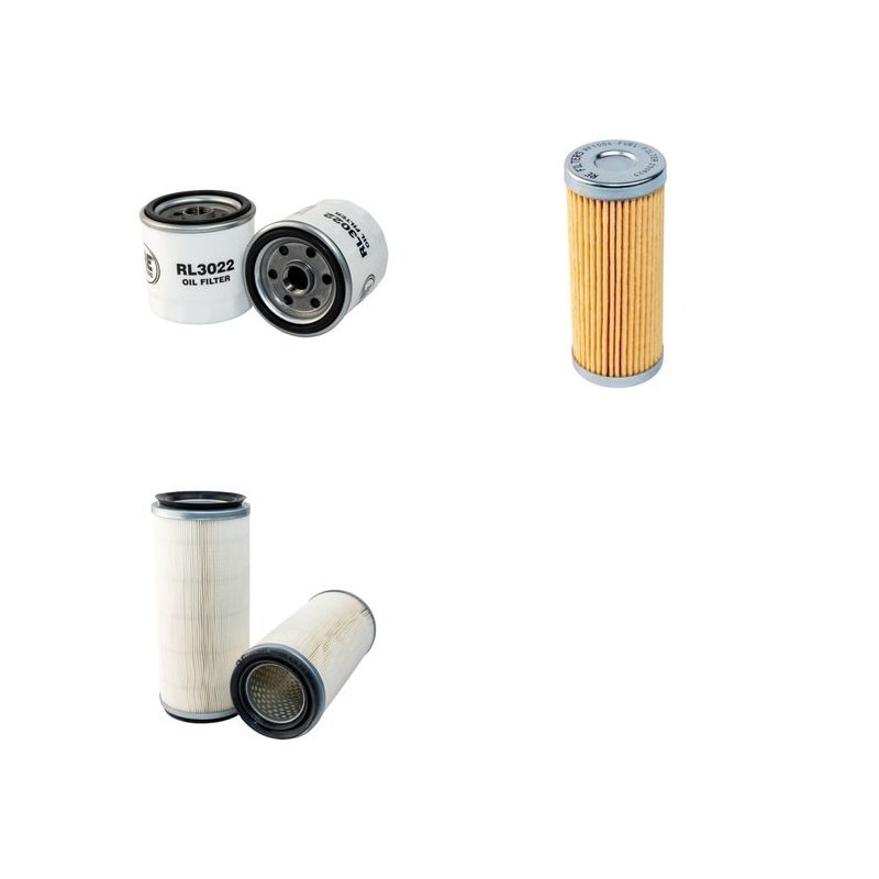 MITSUBISHI MT 3500 Filter Service Kit Air Oil Fuel Filters w/Mitsubishi  Eng.   YR  2007-