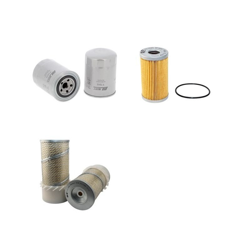 MITSUBISHI MXR 50 Filter Service Kit Air Oil Fuel Filters w/Mitsubishi K4M Eng.
