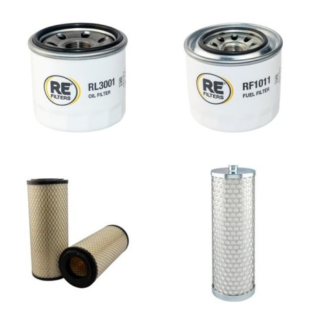 MITSUBISHI TU 100 SA Filter Service Kit w/Yanmar 3TNV76 Eng.      TU 100