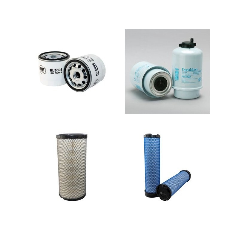 MONCHIERO 2095 Filter Service Kit Air Oil Fuel Filters w/Perkins  Eng.