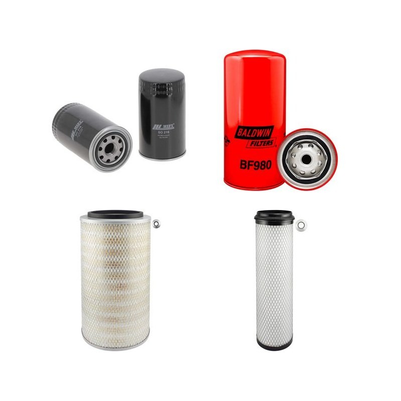 MOREAU GR 4 Filter Service Kit Air Oil Fuel Filters w/DAF 1190H Eng.
