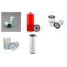 MOREAU LECTRA V2 Filter Service Kit Air Oil Fuel Filters w/VOLVO TD121G Eng.