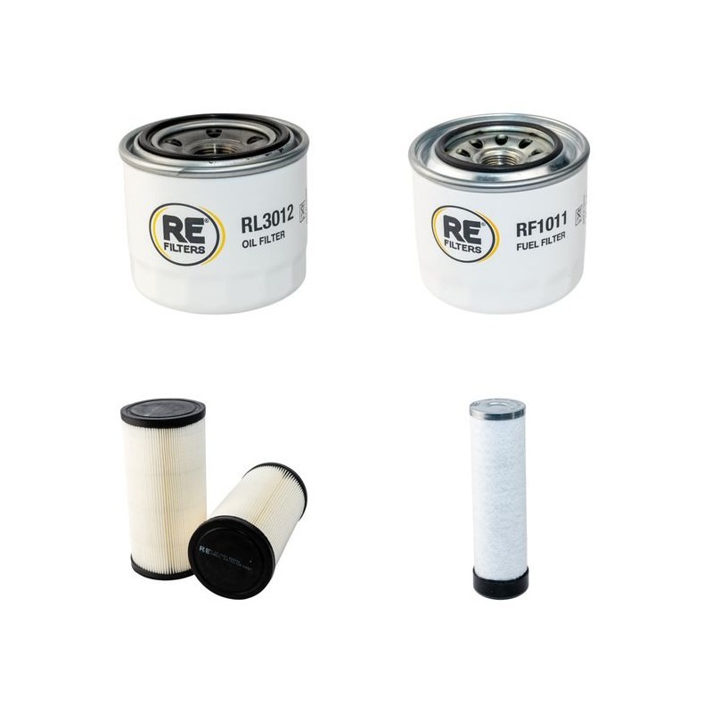 MUSTANG 2012 Filter Service Kit Air Oil Fuel Filters w/Yanmar 3TNV82A Eng.   YR  2012