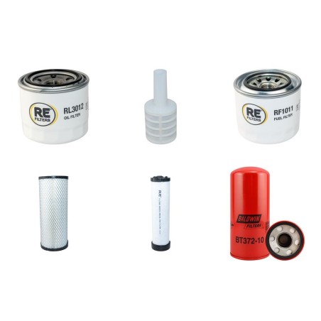 MUSTANG 2044 Filter Service Kit w/Yanmar 4Tnv88 Eng. 2005-