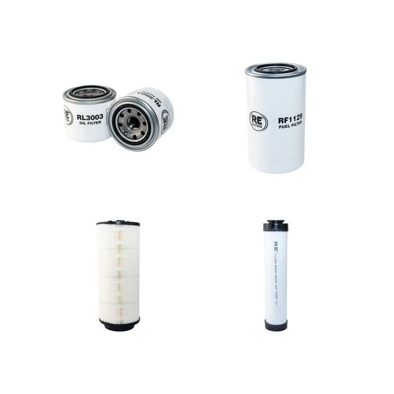 MUSTANG 3300 V Filter Service Kit Air Oil Fuel Filters w/Yanmar 3TNA Eng.   YR  2014