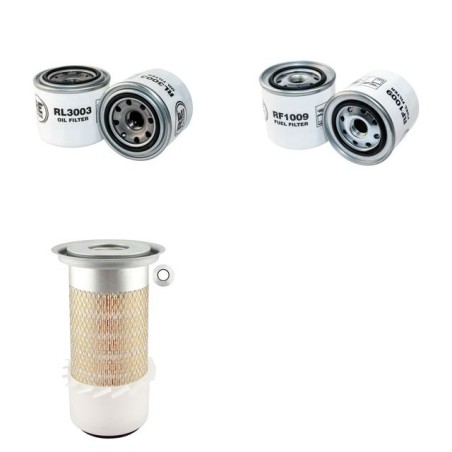 NAGANO NS 45-2 Filter Service Kit Air Oil Fuel Filters w/ISUZU 4LE Eng.