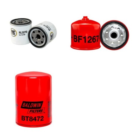 NEGRI R 255 DL19ON Filter Service Kit w/Lombardini 25Ld425/2 Eng. 2009-
