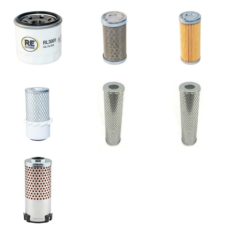 NEUSON 1002 Filter Service Kit w/Yanmar 3TNE74NSR2 Eng.   YR  2002-