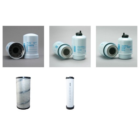 NEUSON 12002 RD Filter Service Kit Air Oil Fuel Filters w/JOHN DEERE 4045TF270 Eng. SN  AC02633- YR  2005-