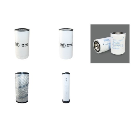 NEUSON 14504 RD Filter Service Kit Air Oil Fuel Filters w/Deutz TCD2012-L04-2V Eng. SN  AJ03132- YR  2011-