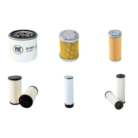 NEUSON 1501 Filter Service Kit w/Yanmar 3Tnv76-Xnsv Eng. 2014