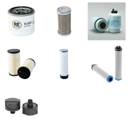 NEUSON 1703 Filter Service Kit w/Yanmar 3Tnv76-Sns-E12 Eng. 2013