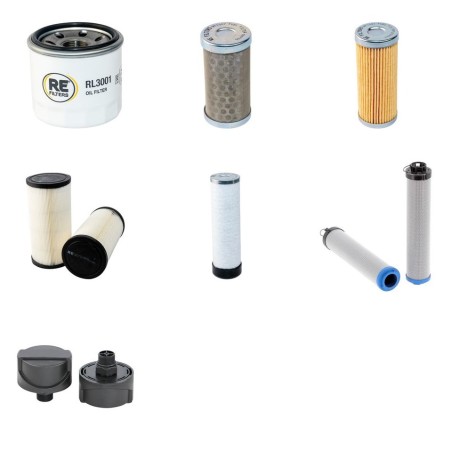 NEUSON 1703 RD Filter Service Kit w/Yanmar 3Tnv76-S Eng. 2009-